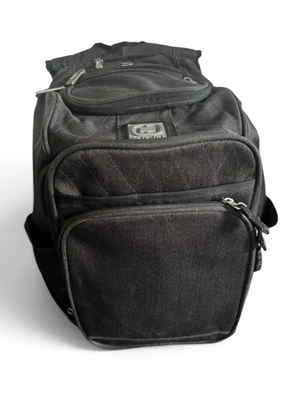 OGIO Graphite Gray Backpack Padded Fit 17” Laptop Travel Business School 19x12x8